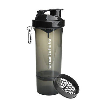 Шейкер спортивний Smartshake Slim 500ml Black