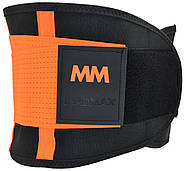 Пояс компресійний MadMax MFA-277 Slimming belt Black/neon orange M, фото 3