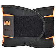 Пояс компресійний MadMax MFA-277 Slimming belt Black/neon orange M, фото 8