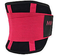 Пояс компресійний MadMax MFA-277 Slimming belt Black/rubine red S, фото 8