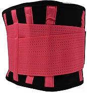 Пояс компресійний MadMax MFA-277 Slimming belt Black/rubine red S, фото 6
