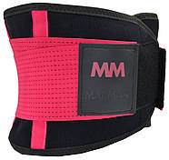 Пояс компресійний MadMax MFA-277 Slimming belt Black/rubine red S, фото 4