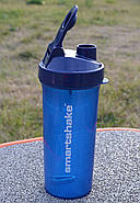 Шейкер спортивний Smartshake Lite 1000ml Glossy-Navy Blue, фото 4