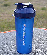 Шейкер спортивний Smartshake Lite 1000ml Glossy-Navy Blue, фото 6