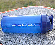 Шейкер спортивний Smartshake Lite 1000ml Glossy-Navy Blue, фото 10