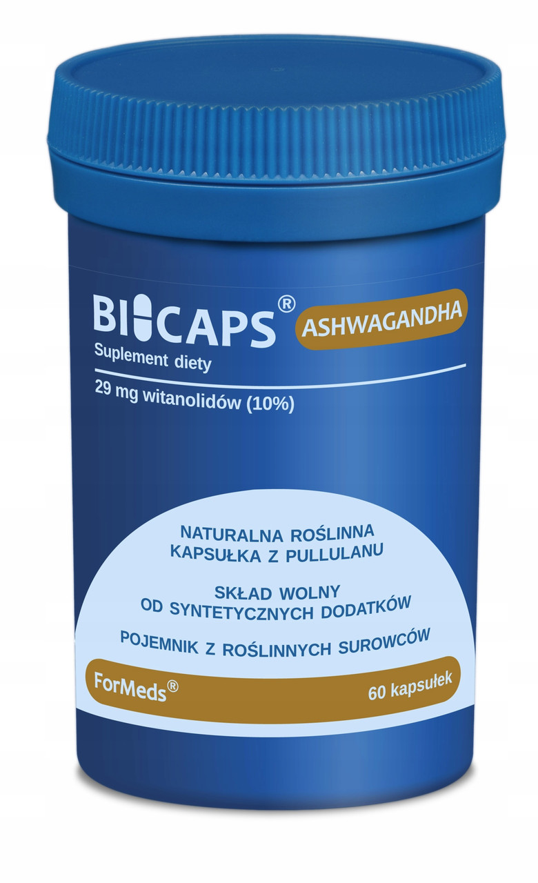 ForMeds BICAPS ASHWAGANDHA Ашваганда капсули 60 шт.