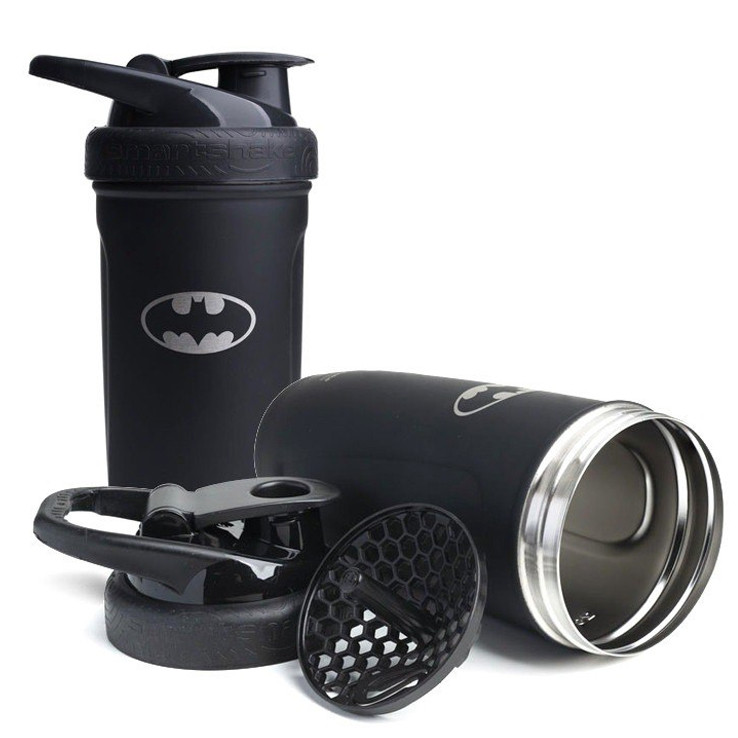 Шейкер спортивний SmartShake Reforce 900ml DC Batman Logo, фото 1