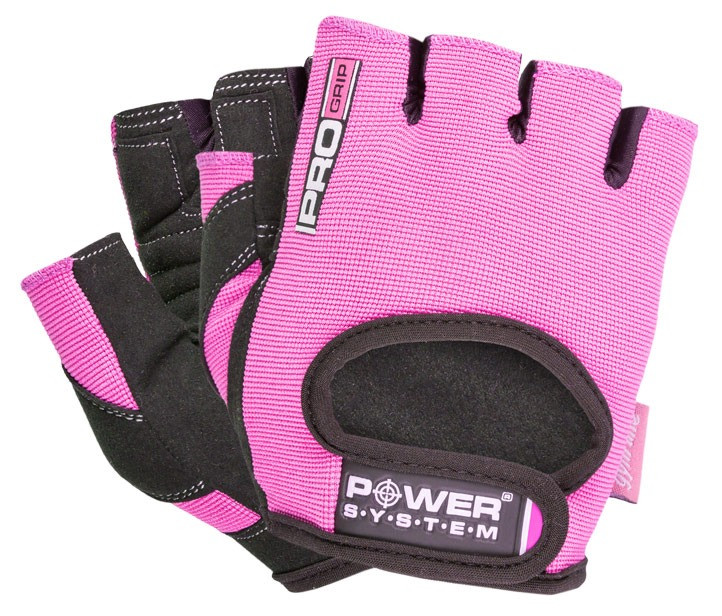 Рукавички для фітнесу та важкої атлетики Power System Pro Grip PS-2250 жіночі Pink L