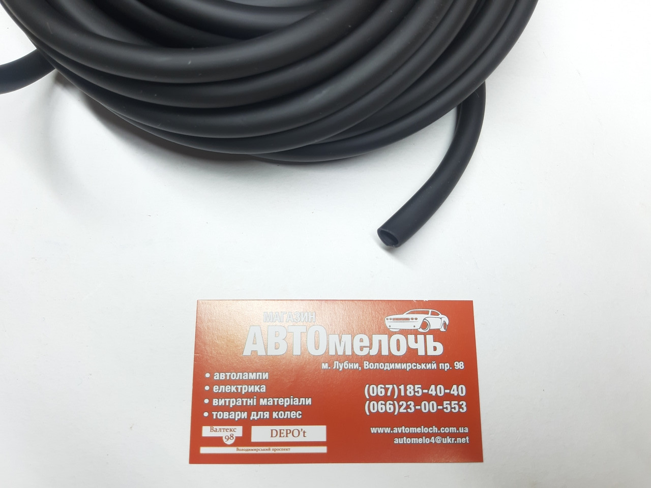 Шланг силіконовий для системи охолодження Д=6