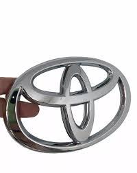 Емблема на решітку радіатора / на багажник TOYOTA 170*120 мм Тойота  колір хром