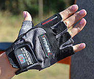 Рукавички для фітнесу та важкої атлетики Power System Fitness PS-2300 Grey/Black L, фото 2