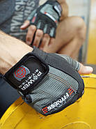 Рукавички для фітнесу та важкої атлетики Power System Fitness PS-2300 Grey/Black L, фото 9