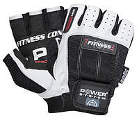 Перчатки для фитнеса и тяжелой атлетики Power System Fitness PS-2300 Black/White S