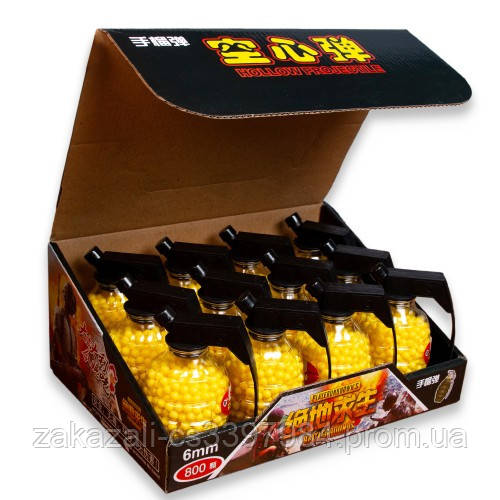 📌 Гумові Пульки 6 мм | Набір кульок для дитячих автоматів та пістолетів | Кульки гума, фото 1