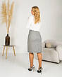 Спідниця жіноча тепла "Ярослава" сірого кольору розміри від 42 до 54, фото 6