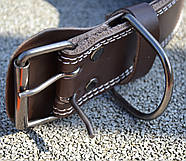 Пояс для важкої атлетики MadMax MFB-246 Full leather шкіряний Chocolate brown M, фото 9