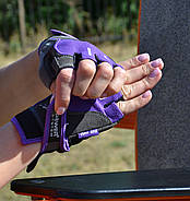 Рукавички для фітнесу та важкої атлетики Power System Woman's Power PS-2570 жіночі Purple XS, фото 8