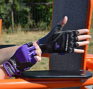 Рукавички для фітнесу та важкої атлетики Power System Woman's Power PS-2570 жіночі Purple XS, фото 9