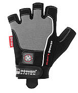 Рукавички для фітнесу Power System PS-2580 Man’s Power Black/Grey L, фото 3