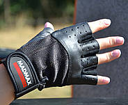 Рукавички для фітнесу MadMax MFG-248 Clasic Exclusive Black XL, фото 3
