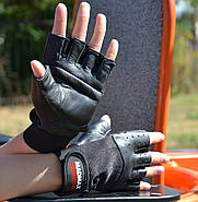 Рукавички для фітнесу MadMax MFG-248 Clasic Exclusive Black XL, фото 5