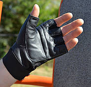 Рукавички для фітнесу MadMax MFG-248 Clasic Exclusive Black XL, фото 7