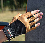 Рукавички для фітнесу MadMax MFG-248 Clasic Brown L, фото 3