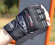 Рукавички для фітнесу та важкої атлетики Power System Power Grip PS-2800 Black M, фото 3