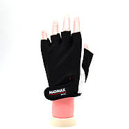 Рукавички для фітнесу MadMax MFG-250 Basic Whihe S, фото 3