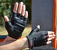 Рукавички для фітнесу MadMax MFG-251 Rainbow Rubine Red M, фото 7