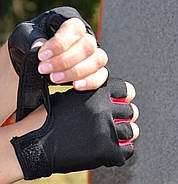 Рукавички для фітнесу MadMax MFG-251 Rainbow Rubine Red M, фото 10