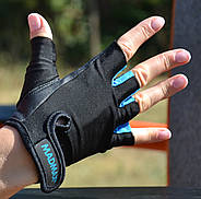 Рукавички для фітнесу MadMax MFG-251 Rainbow Turquoise M, фото 11