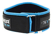 Пояс неопреновий для важкої атлетики Power System Woman Power PS-3210 Blue S, фото 3
