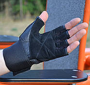 Рукавички для фітнесу MadMax MFG-269 Professional Exclusive Black XXL, фото 3