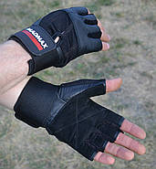 Рукавички для фітнесу MadMax MFG-269 Professional Exclusive Black XXL, фото 7