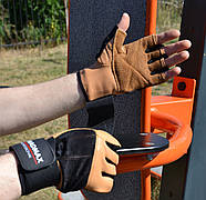 Рукавички для фітнесу MadMax MFG-269 Professional Brown XXL, фото 8