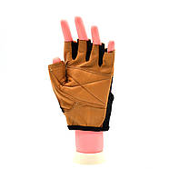 Рукавички для фітнесу MadMax MFG-444 Fitness Brown M, фото 3