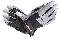 Перчатки для фитнеса MadMax MFG-871 Damasteel Grey/Black XL