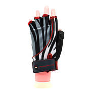 Рукавички для фітнесу MadMax MFG-911 Nine-eleven Zebra B&W zebra M, фото 2