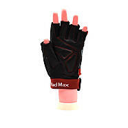 Рукавички для фітнесу MadMax MFG-911 Nine-eleven Zebra B&W zebra M, фото 5