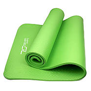 Килимок для йоги та фітнесу 7SPORTS NBR Yoga Mat+ MTS-3 (180*60*1.5см.) Зелений, фото 4