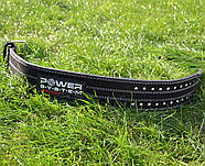 Пояс для пауерліфтингу Power System PS-3800 PowerLifting шкіряний Black XL від 86 до 106 см, фото 10