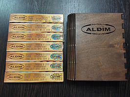 Набір з 7 шт, ельборові бруски ALDIM - МО і МФФ 150х25х7х3 + Бокс