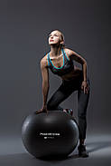 М'яч для фітнесу (фітбол) Power System PS-4013 Ø75 cm PRO Gymball Black, фото 6