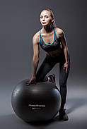 М'яч для фітнесу (фітбол) Power System PS-4013 Ø75 cm PRO Gymball Black, фото 4