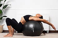 М'яч для фітнесу (фітбол) Power System PS-4013 Ø75 cm PRO Gymball Black, фото 10