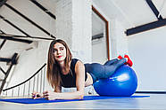 М'яч для фітнесу (фітбол) Power System PS-4018 Ø85 cm PRO Gymball Blue, фото 10