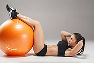 М'яч для фітнесу (фітбол) Power System PS-4018 Ø85 cm PRO Gymball Orange, фото 4