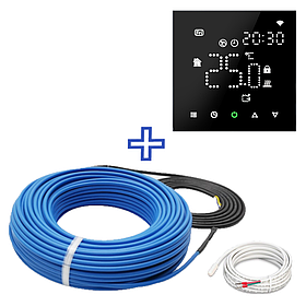 Нагрівальний кабель MEXELL | 1260Вт/70м | з терморегулятором PWT-003 Wi-Fi