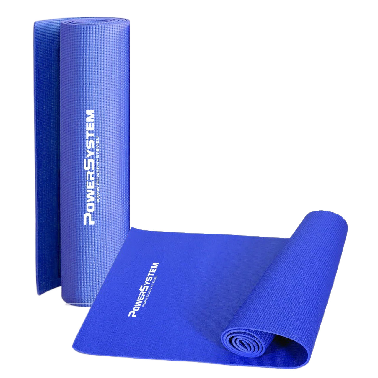 Килимок для йоги та фітнесу Power System PS-4014 PVC Fitness-Yoga Mat Blue (173x61x0.6), фото 1